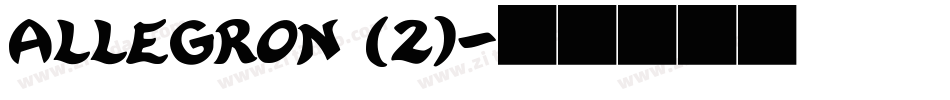 ALLEGRON (2)字体转换